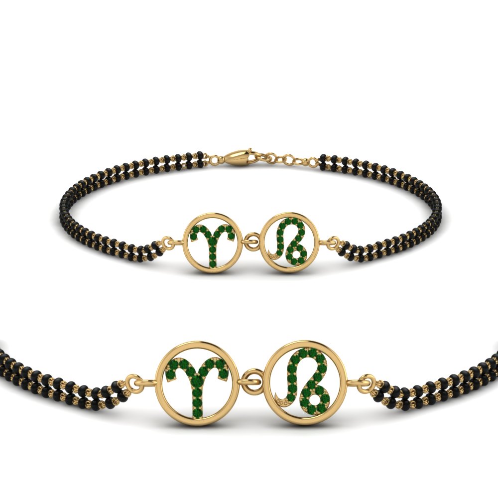 Emerald Bracelet Sonam Mangalsutra