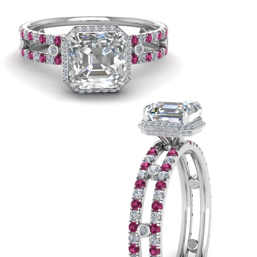 split-band-hidden-asscher-halo-diamond-engagement-ring-with-pink-sapphire-in-FD9171ASRGSADRPIANGLE3-NL-WG
