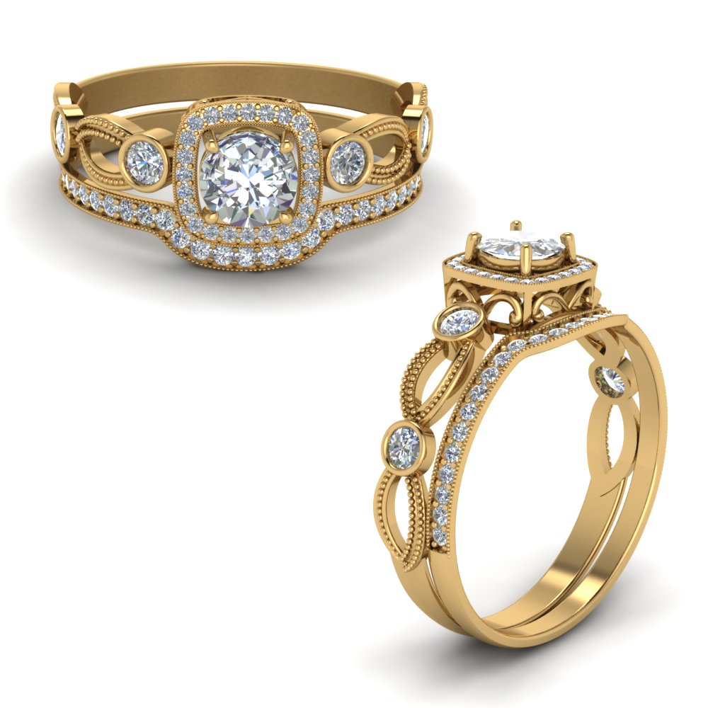 square-vintage-diamond-bridal-set-in-FD8590ROANGLE1-NL-YG