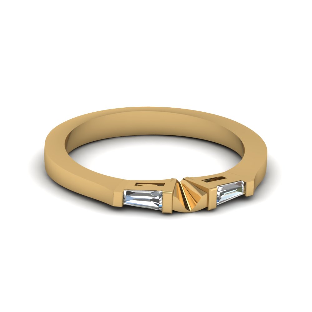 Tapered Baguette Diamond Womens Wedding Band In 18k Yellow Gold Tapered Baguette Diamond Womens Wedding Band In 18k Yellow Gold Fdens194b Nl Yg