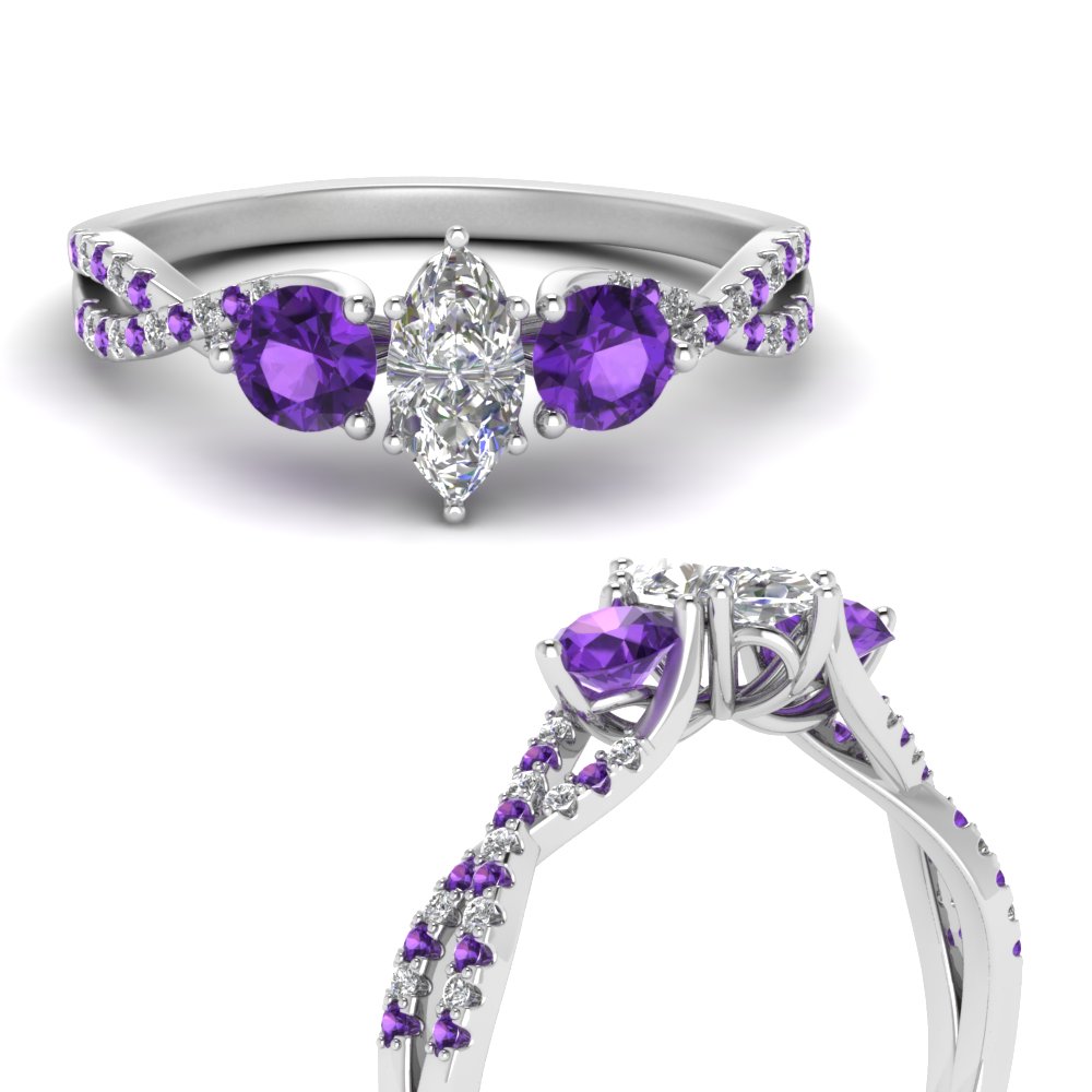 LADIES EARRINGS 1.40CT ROUND/RUBY/SAPPHIRE MARQUISE DIAMOND 14K WHITE GOLD (CENTER STONE MARQUISE SAPPHIRE/RUBY 1.00CT LADIES EARRINGS 1.40CT ROUND/RUBY/SAPPHIRE MARQUISE DIAMOND 14K WHITE GOLD (CENTER STONE MARQUISE SAPPHIRE/RUBY 1.00CT