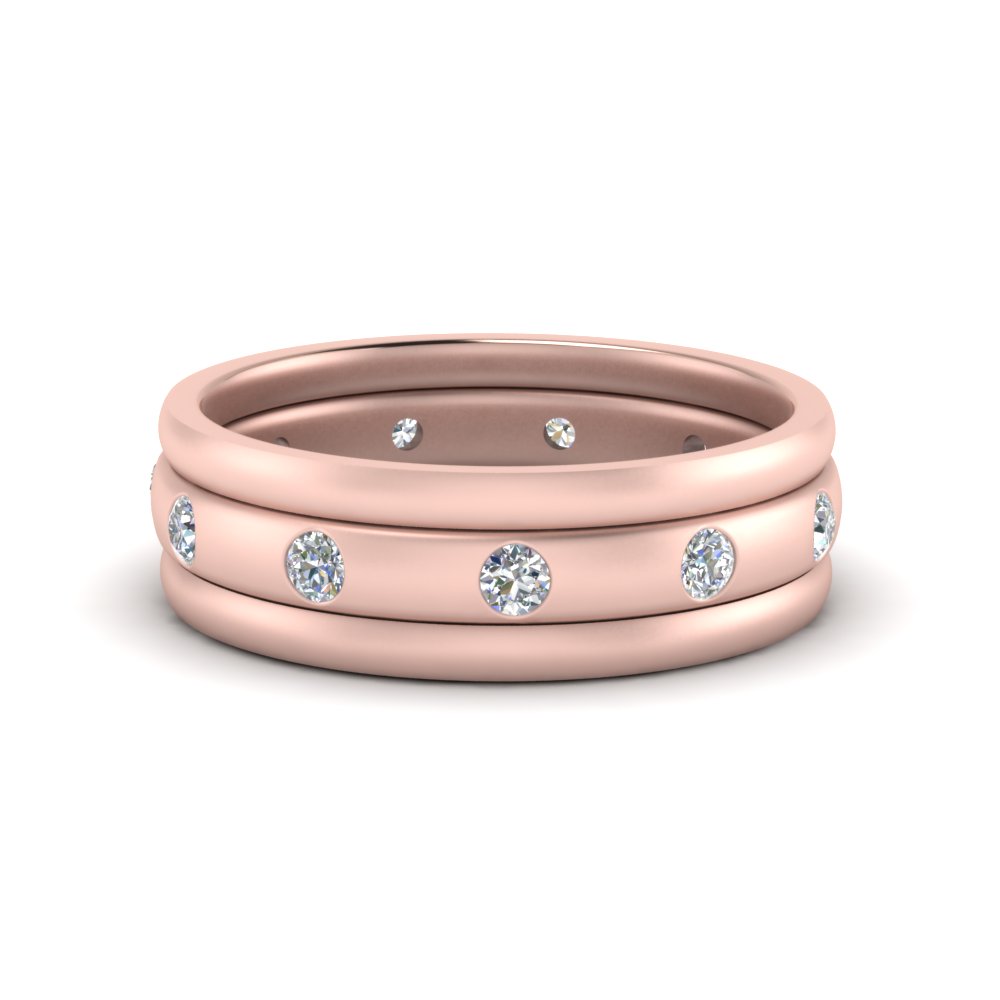 Rose Gold Stackable Rings 