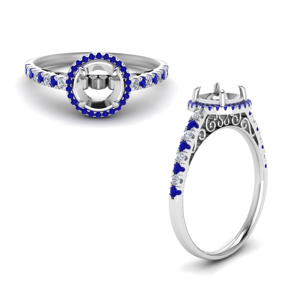 Halo Diamond Ring Setting