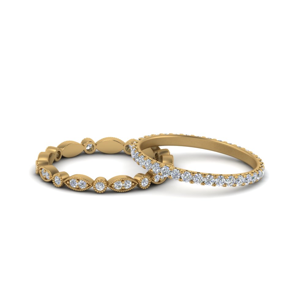 Womens Diamond Stackable Rings