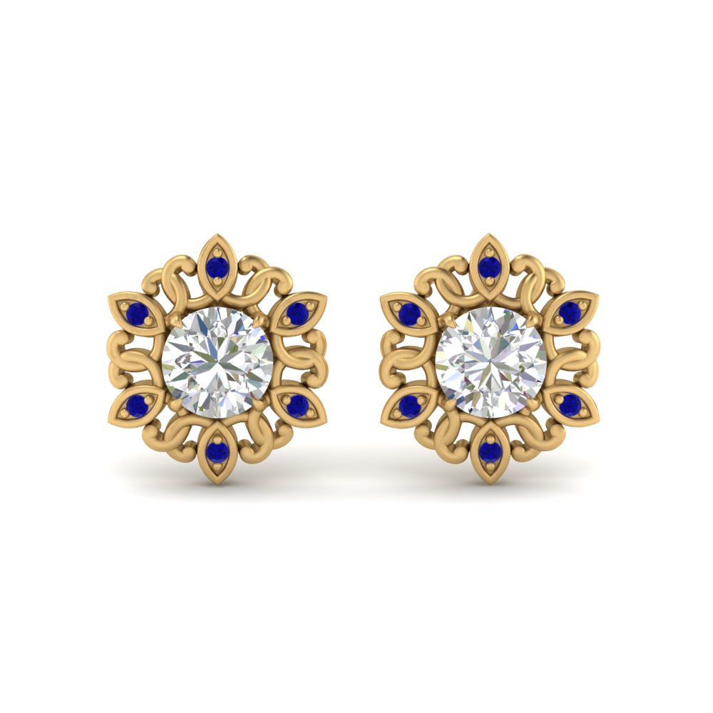vintage-floral-stud-sapphire-earrings-in-FDEAR9467GSABL-NL-YG