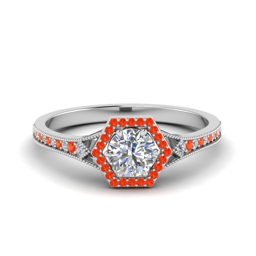 vintage-hexagon-halo-diamond-engagement-ring-with-orange-topaz-in-FD8694RORGPOTO-NL-WG