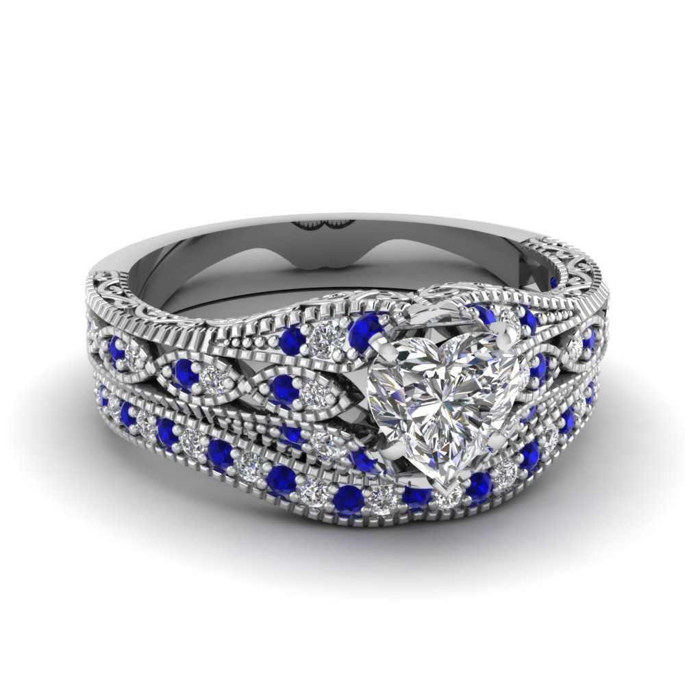 Shop For Vintage Sapphire Wedding Rings & Bands