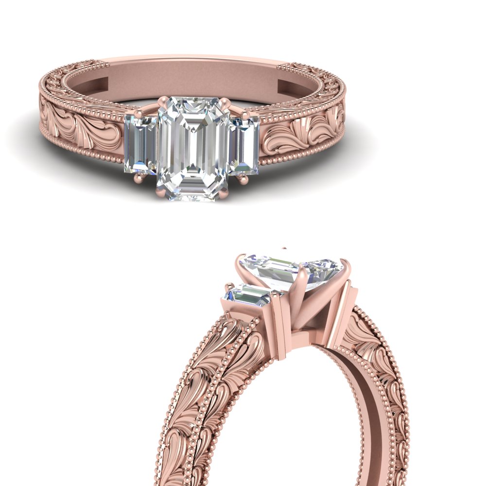 vintage-style-3-emerald-cut-diamond-engagement-ring-in-FD120191EMRANGLE3-NL-RG