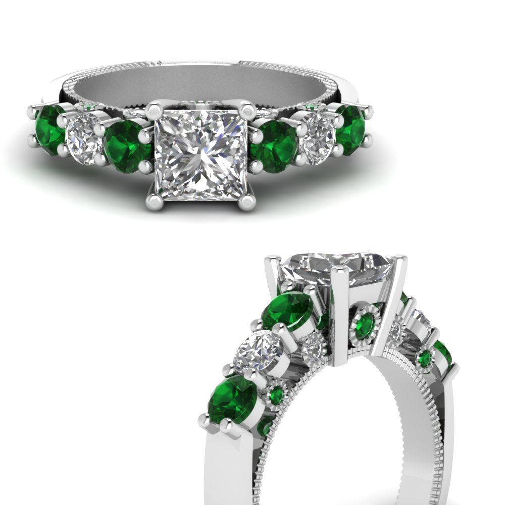 Princess Cut Diamond Engagement Ring 