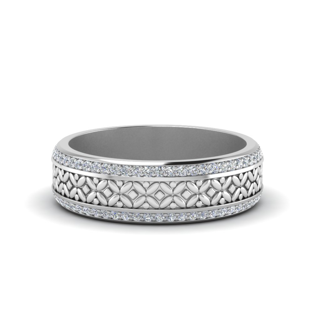 Thick hot sale eternity band