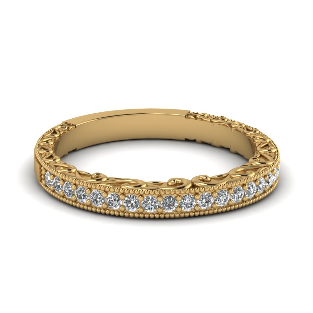 18k Rose Gold Diamond Stackable Ring-Boca Raton