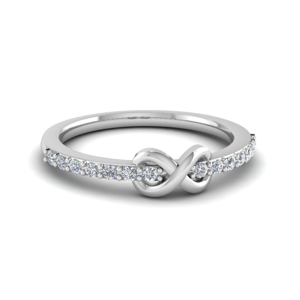 14k white gold on sale infinity ring