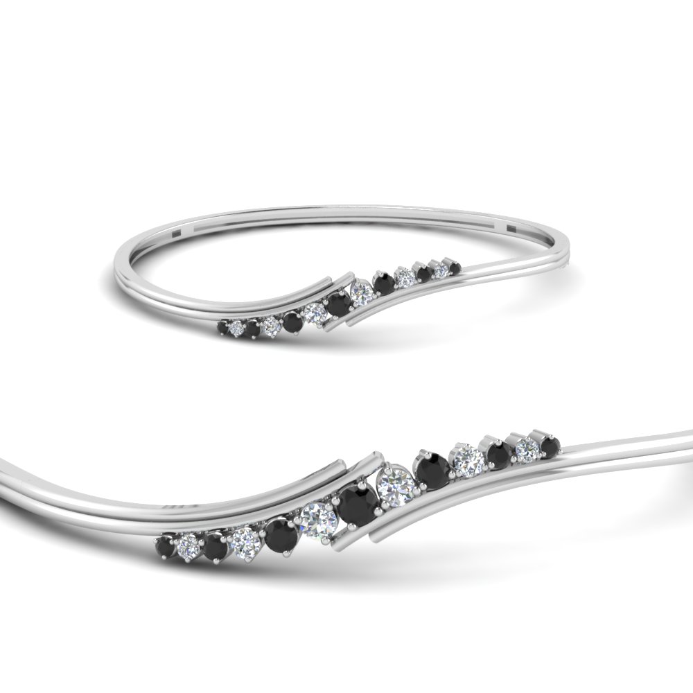 thin white gold bracelet